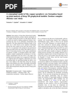 A Conceptual Model of The Copper-Porphyry Ore Formation Based