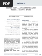 Geotechnical Mapping Proposal For Federal Highway BR 319