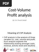 Cost-Volume Profit Analysis