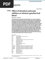 Effect of Dimethyl Carbonate Addition On Ethanol-Gasoline Fuel Blend