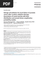 Dipasquale - Salvage reirradiation for local failure of prostate cancer after curative radiation therapy - Association of rectal toxicity with dose distribution and normal-tissue complication probability models