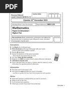 Mock Paper 2021 Calc 2