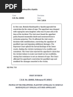 G.R. No. 218913 - People vs. Bandoquillo y Opalda