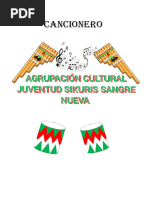 Cancionero-Juventud Sikuris Sangre Nueva