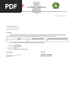 Request Letter Form 137