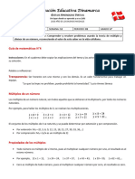 Mat - 06 - Mat 6° 4multiplos y Divisores