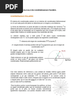 2.6 Cálculo en Coordenadas Polares