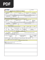 Formato de Accidentes de Trabajo