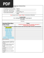 Ap Biology Interactive Cornell Notes 8.1-8.5 Ver 2-1