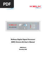 Rollmax Digital Signal Processor DSP2 (Version B) User's Manual