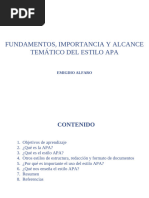 ANADI - Tema - 1 - Fundamentos, Importancia y Alcance Temático Del Estilo APA