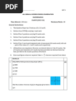 Mathematics X Standard - Set 3