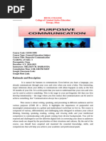 MODULE. Purposive Communication 2024