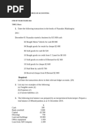 Accounts Form 1 End Year