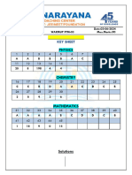 Xii Stu Ic Ftm-03 (Dt. 27.05.24) Key & Solution (Warmup)