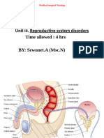 Unit 3. Cont..male Reproductive System Disorders