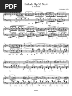 Ballade Op.52 No.4: in F Minor