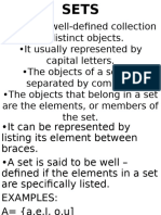 Language of Sets Group 2