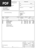 Komatsu - Purchase Order Poa60093