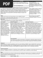 Citizenship Case Brief - Maria Jeanette Tecson v. Commission On Elections