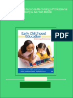 Early Childhood Education Becoming A Professional Kimberly A. Gordon Biddle 2024 Scribd Download