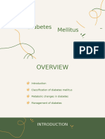 Diabetes Mellitus