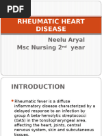 Rheumatic Heart Disease: Neelu Aryal MSC Nursing 2 Year