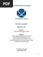 Reporte de Agregados - Tecnología de Concreto