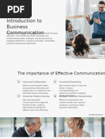 Introduction To Business Communication