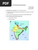 Unit 4 Biodiversity & Conservation