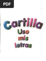 Cartilla Uso Mis Letras PDF 2 PDF Free