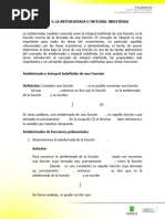 Unidad 3 La Antiderivada o Integral Indefinida