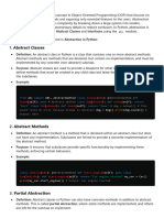 Abstraction in Python