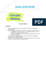 Circular Motion IGCSE