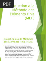 Introduction À La Méthode Des Éléments Finis (MEF)