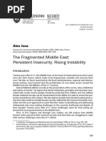 The Fragmented Middle East Persiste