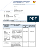 Actividad de Aprendizaje - Tipos de Textos