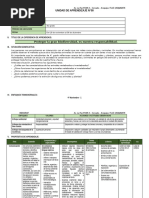 4° Grado - Unidad de Aprendizaje N°08