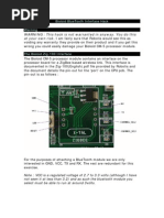 Bioloid BlueTooth Hack - SauravSaumya Creations