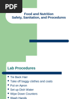 Rules For Foods Safety and Sanitation