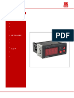 RS PRO Panel Mount On - Off Temperature Controller Spek