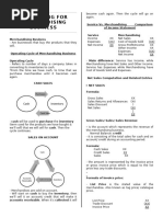 Final NOTES ACCOUNTING FOR MERCHANDISING BUSINESS