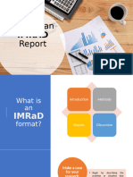 Writing An IMRAD Report