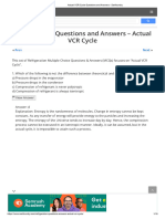 Actual VCR Cycle Questions and Answers - Sanfoundry