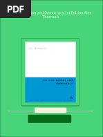 Instant Ebooks Textbook Deconstruction and Democracy 1st Edition Alex Thomson Download All Chapters