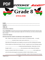 Grade 8 English QS2024 Teacher - Co - .Ke - 9