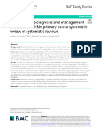 Optimizing The Diagnosis and Management of Dementia Within Primary Care: A Systematic Review of Systematic Reviews