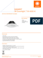 LED VALUE COB Downlight 7 W 4000 K en