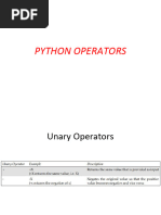 5 Python Operators