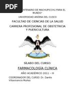 Silabo Farmacologia Obstetricia